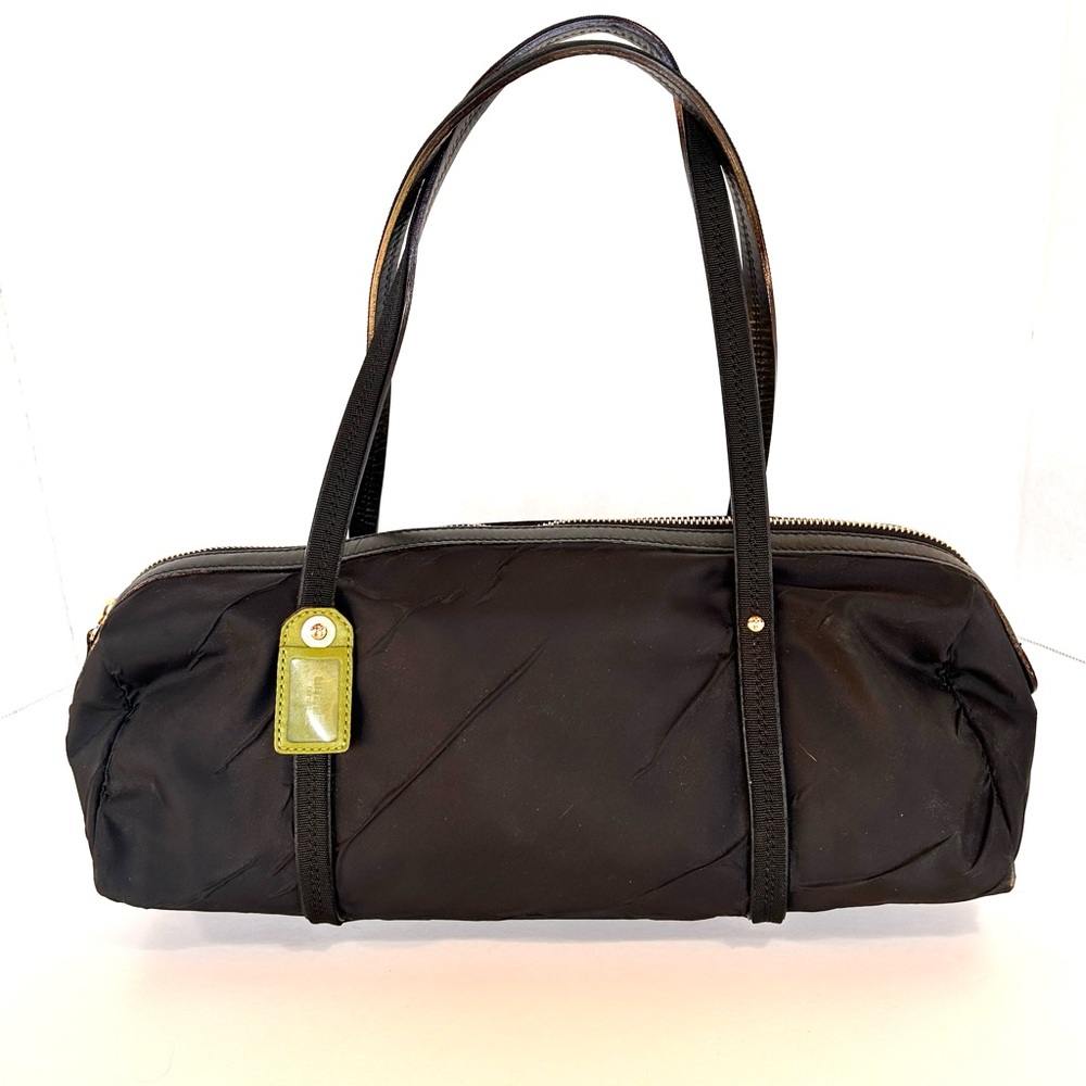 Kate Spade Black Shoulder Bag with Green Accent